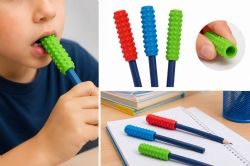 MÂCHOUILLEUR CRAYON TUBE TEXTURÉ (CYLINDRE) ASST